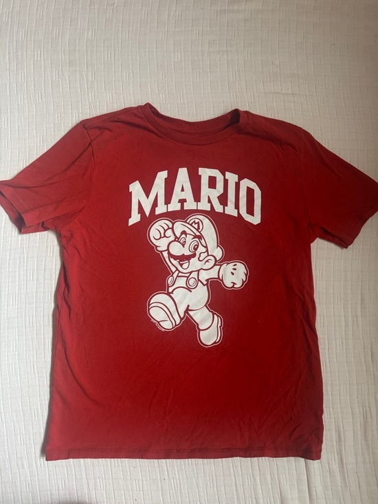 GAP Other - GAP Red Mario Graphic Tee with White Print